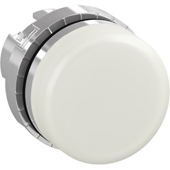 Signaallamp Plastic lens type Wit Metale modulaire serie